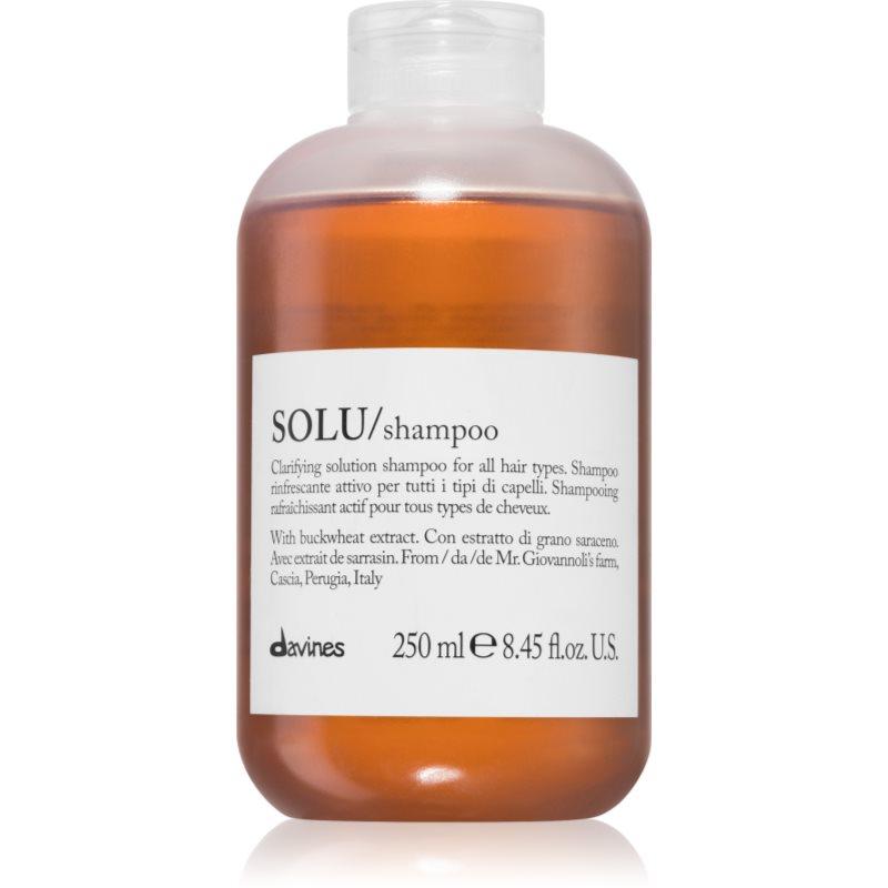 Davines Essential Haircare SOLU Shampoo hloubkově čisticí šampon s osvěžujícím účinkem 250 ml