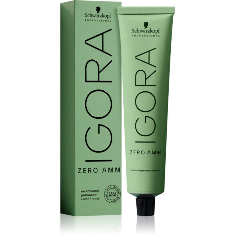 Schwarzkopf Professional IGORA ZERO AMM permanentní barva na vlasy bez amoniaku odstín 4-68 60 ml