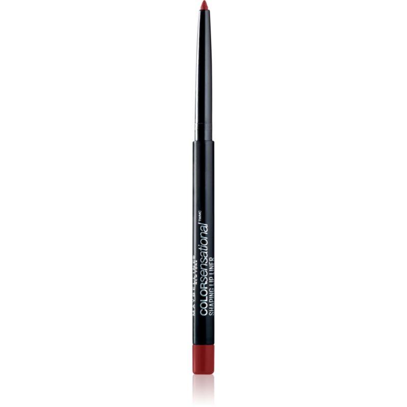 MAYBELLINE NEW YORK Color Sensational Shaping Lip Liner tužka na rty s ořezávátkem odstín 90 Brick Red 1.2 g