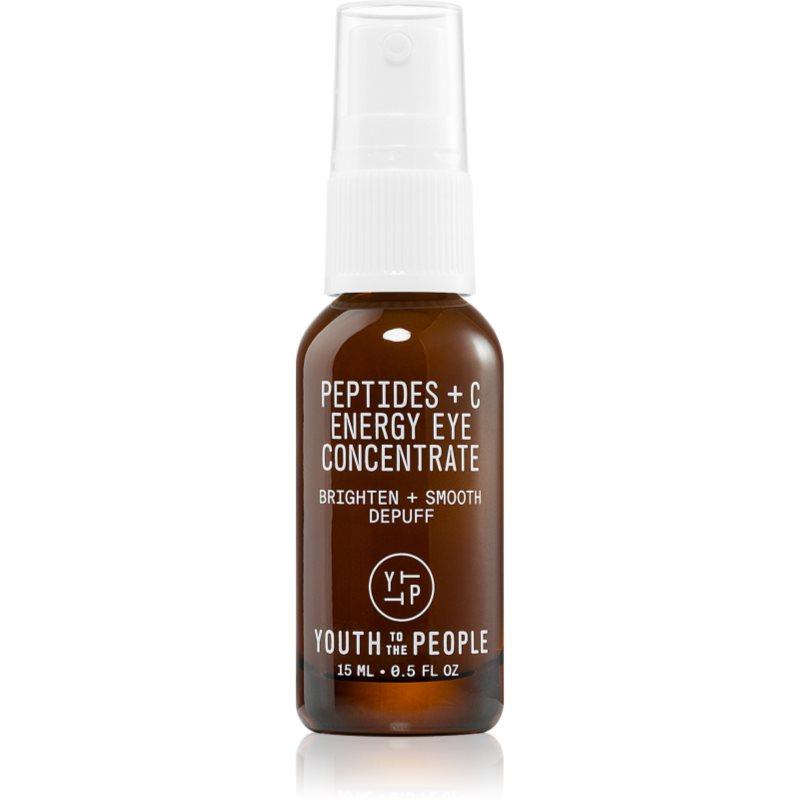 Youth To The People Energy Peptides + C Eye Concentrate koncentrované sérum na oční okolí s vitamínem C 15 ml