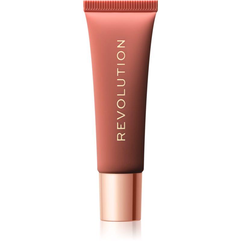 Makeup Revolution Juicy Peptide balzám na rty s peptidy odstín Nude Spice 8 ml