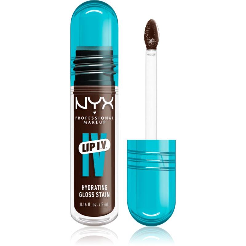 NYX Professional Makeup Lip IV dlouhotrvající lesk na rty s hydratačním účinkem odstín 06 - ESPRESSO SOAK 5 ml