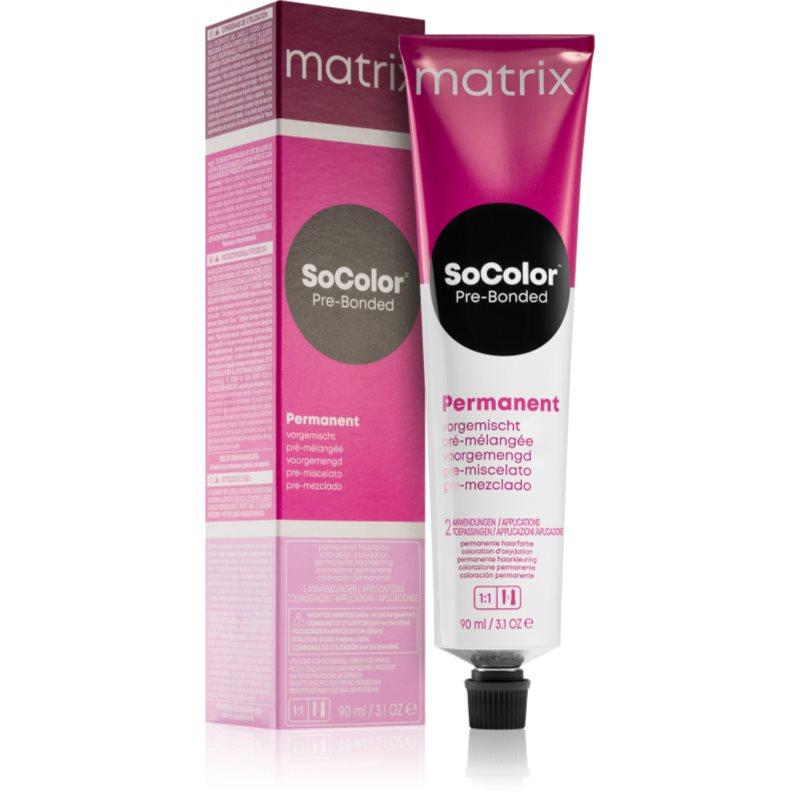 Matrix SoColor Pre-Bonded Blended permanentní barva na vlasy odstín 7RR+ Medium Blonde Red 90 ml