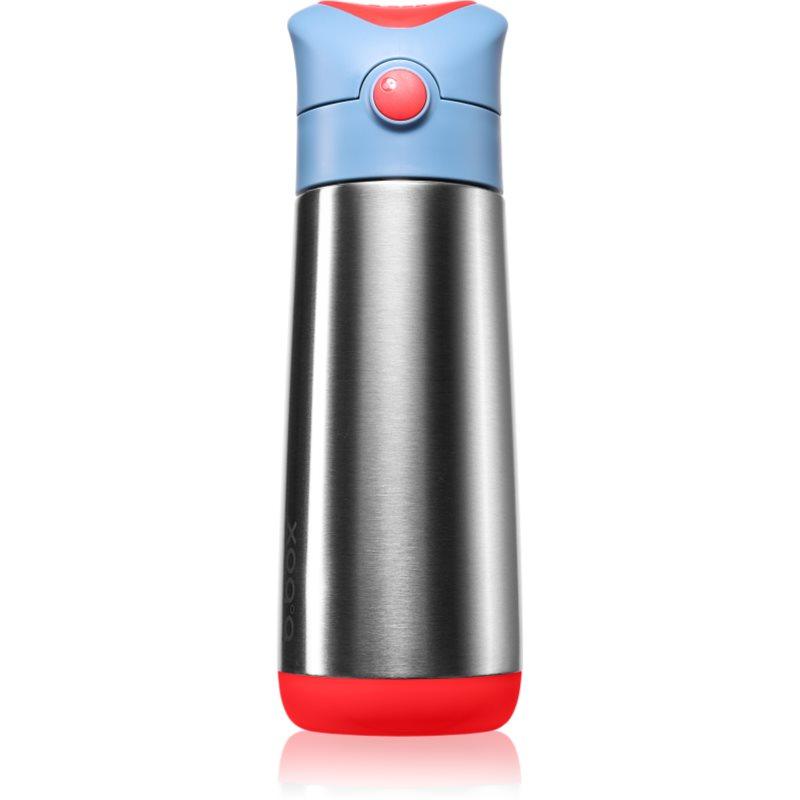 B.Box Insulated Drink Bottle termoska s brčkem Blue Blaze 500 ml