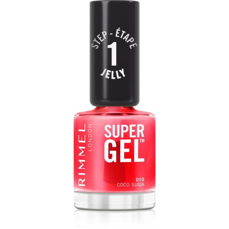 Rimmel Super Gel gelový lak na nehty bez užití UV/LED lampy odstín 010 Coco Suga 12 ml