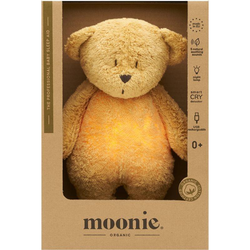 Moonie Bear 2.0 Organic Honey usínáček s melodií 1 ks