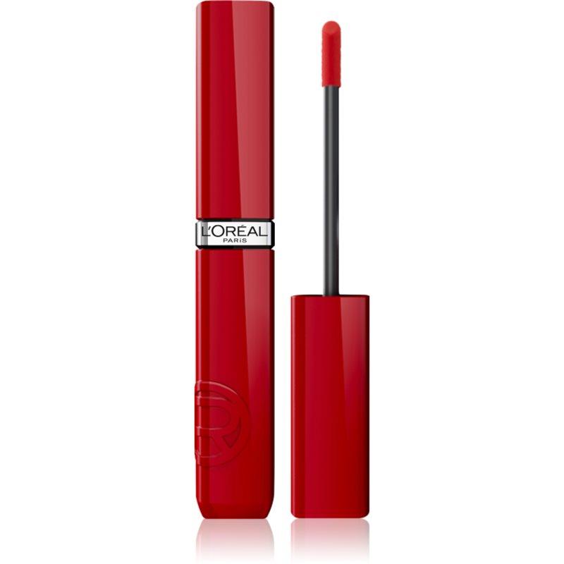 L’Oréal Paris Infaillible Laque Resistance dlouhotrvající tekutá rtěnka dodávající hydrataci a lesk odstín 420 Le Rouge Paris 4.3 ml
