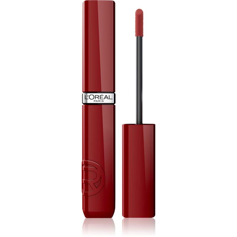 L’Oréal Paris Infaillible Laque Resistance dlouhotrvající tekutá rtěnka dodávající hydrataci a lesk odstín 550 Noir Cherry 4.3 ml