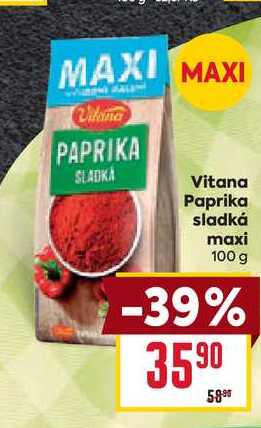 Vitana Paprika sladká maxi 100 g