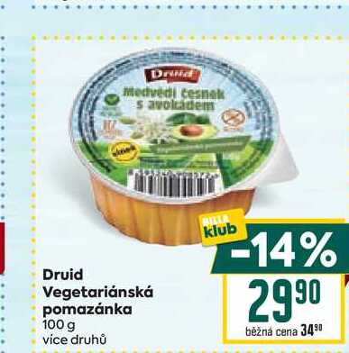 Druid Vegetariánská pomazánka 100 g