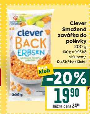 Clever Smažená zavářka do polévky 200 g 