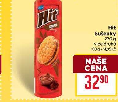 Hit Sušenky 220 g 
