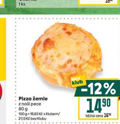 Pizza žemle z naší pece 80 g 