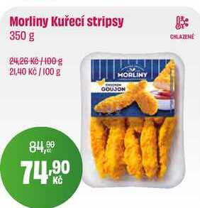 Morliny Kuřecí stripsy 350 g 