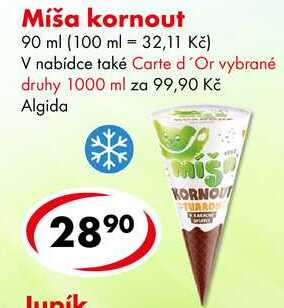 Míša kornout, 90 ml
