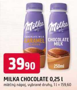 MILKA CHOCOLATE 0,25 L mléčný nápoj