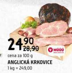 Anglická krkovice 100g