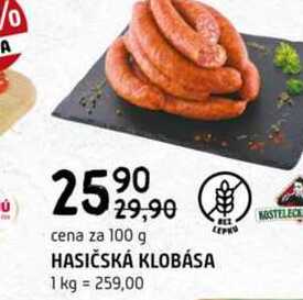 Hasičská klobása 100g