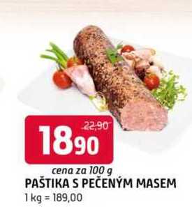 Paštika s pečeným masem 100g