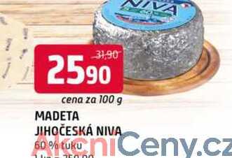 Madeta Jihočeská Niva 100g