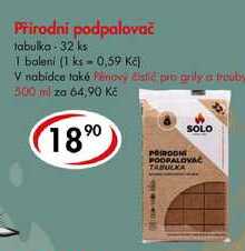 Prirodni podpalovač, 32 ks  