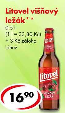 Litovel višňový ležák, 0,5 l