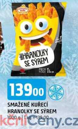 Smažené hranolky se sýrem 1000g