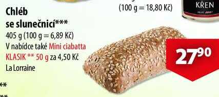 Chléb se slunečnicí, 405 g 