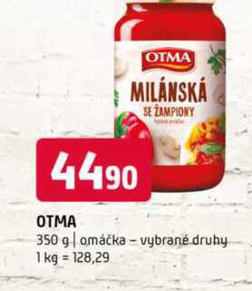 OTMA 350 g omáčka vybrané druhy