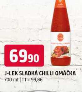 J-LEK SLADKÁ CHILLI OMÁČKA 700 ml