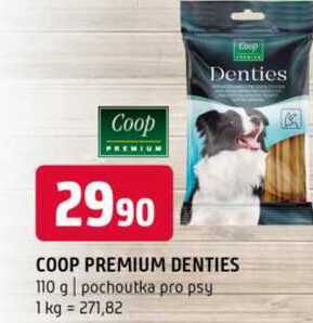 Coop premium denties 110 g pochoutka pro psy