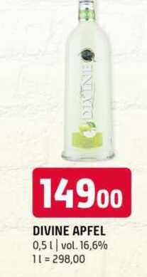 Divine apfel 0,5l vol. 16,6% 