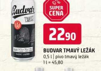 Budweiser Budvar B:Dark Tmavý ležák 0,5l