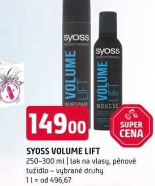 Syoss Volume lift 250-300ml