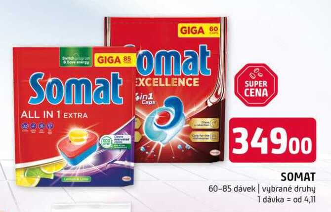 SOMAT 60-85 dávek vybrané druhy 
