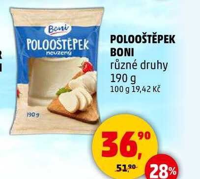 POLOOŠTĚPEK BONI různé druhy, 190 g 