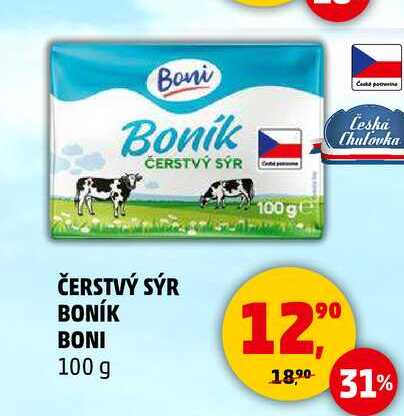 ČERSTVÝ SÝR BONÍK BONI, 100 g 