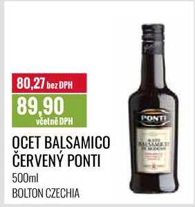 OCET BALSAMICO ČERVENÝ PONTI 500ml 