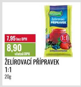 ŽELÍROVACÍ PŘÍPRAVEK 1:1 20g 