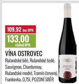 VÍNA OSTROVEC 0,75l