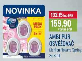 AMBI PUR OSVĚŽOVAČ 3x 8 ml 