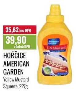 HOŘČICE AMERICAN GARDEN 227g 