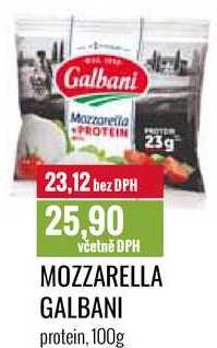 MOZZARELLA GALBANI protein, 100g 