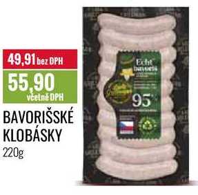 BAVORIŠSKÉ KLOBÁSKY 220g