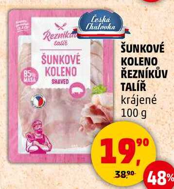 ŠUNKOVÉ KOLENO ŘEZNÍKŮV TALÍŘ krájené, 100 g 