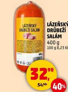 LAZEŃSKY DRŮBEŽÍ SALAM, 400 g