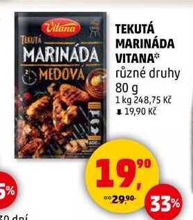 TEKUTÁ MARINADA VITANA různé druhy, 80 g 