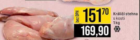 Králičí stehna s kosti 1kg 