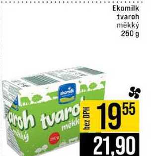 Ekomilk tvaroh měkký 250 g