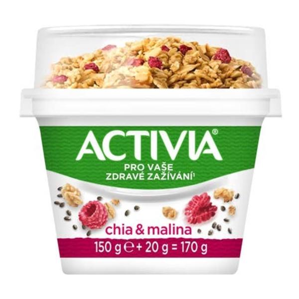 Activia Mix & Go Malina a chia
